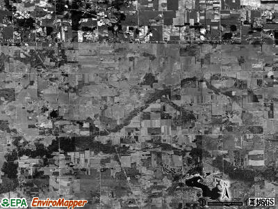 Salem township, Michigan satellite photo by USGS
