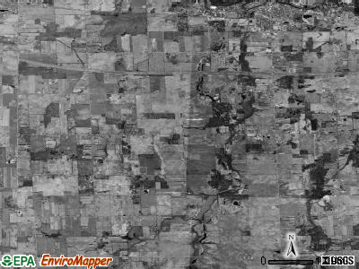 Wheatfield township, Michigan satellite photo by USGS