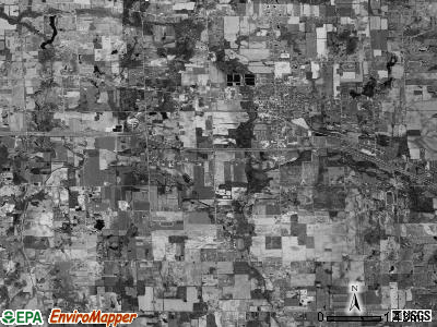 Handy township, Michigan satellite photo by USGS