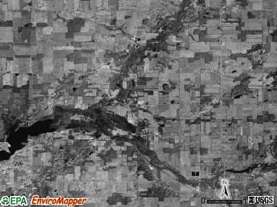 Castleton township, Michigan satellite photo by USGS
