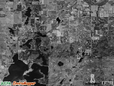Yankee Springs township, Michigan satellite photo by USGS