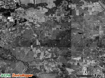 Heath township, Michigan satellite photo by USGS