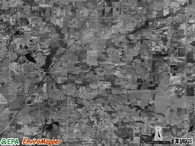 Hopkins township, Michigan satellite photo by USGS