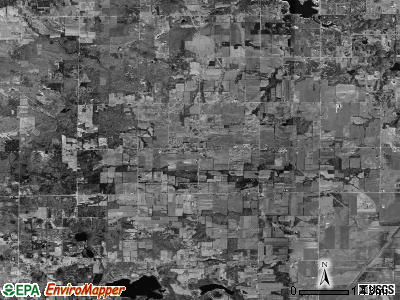 Monterey township, Michigan satellite photo by USGS