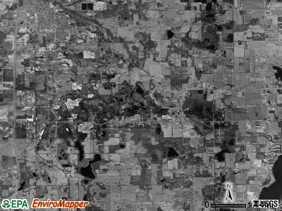 Wayland township, Michigan satellite photo by USGS