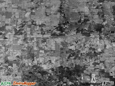Ingham township, Michigan satellite photo by USGS