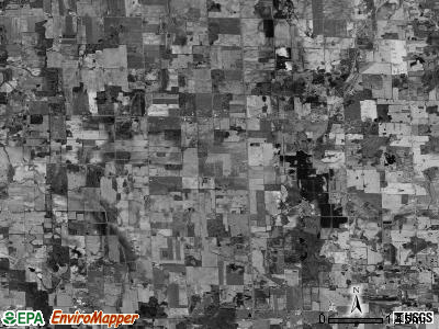 White Oak township, Michigan satellite photo by USGS
