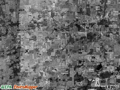 Kalamo township, Michigan satellite photo by USGS