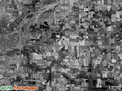 Eaton township, Michigan satellite photo by USGS