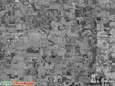 Vevay township, Michigan satellite photo by USGS