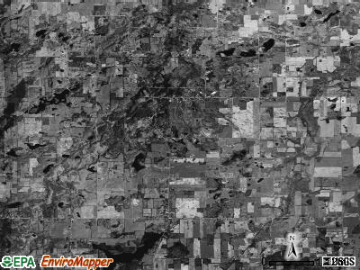 Baltimore township, Michigan satellite photo by USGS