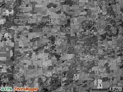 Maple Grove township, Michigan satellite photo by USGS