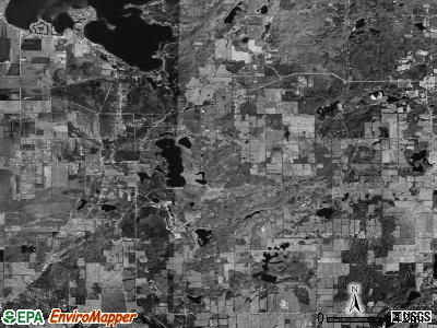 Orangeville township, Michigan satellite photo by USGS