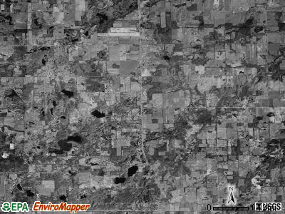 Assyria township, Michigan satellite photo by USGS