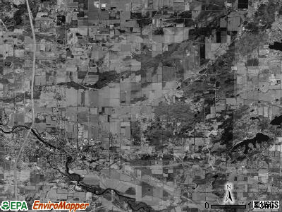 Gunplain township, Michigan satellite photo by USGS
