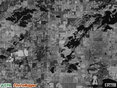 Prairieville township, Michigan satellite photo by USGS