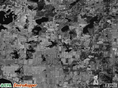 Barry township, Michigan satellite photo by USGS
