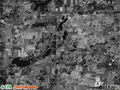 Johnstown township, Michigan satellite photo by USGS