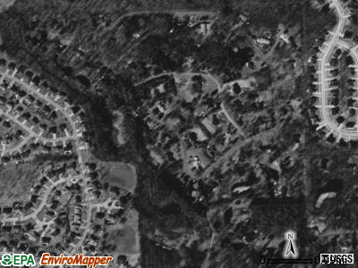 Novi township, Michigan satellite photo by USGS