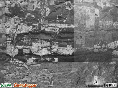 Tomlinson township, Arkansas satellite photo by USGS