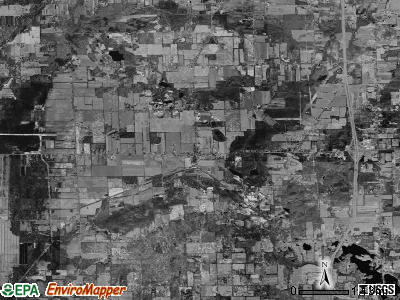 Alamo township, Michigan satellite photo by USGS
