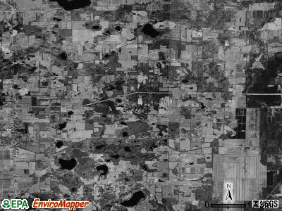 Pine Grove township, Michigan satellite photo by USGS
