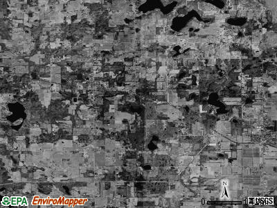 Bloomingdale township, Michigan satellite photo by USGS