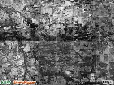 Geneva township, Michigan satellite photo by USGS