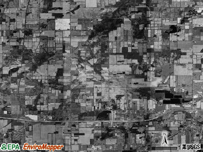Parma township, Michigan satellite photo by USGS
