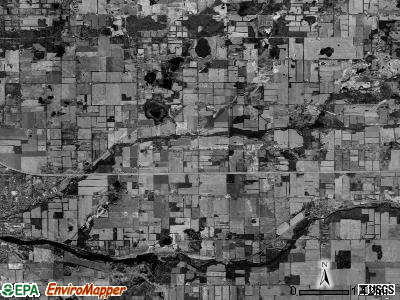Marengo township, Michigan satellite photo by USGS