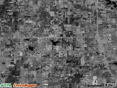 Oshtemo township, Michigan satellite photo by USGS