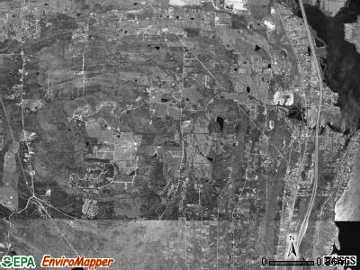 Pine Mountain township, Arkansas satellite photo by USGS