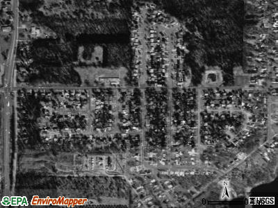 Kalamazoo township, Michigan satellite photo by USGS