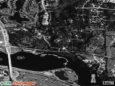 Ann Arbor township, Michigan satellite photo by USGS