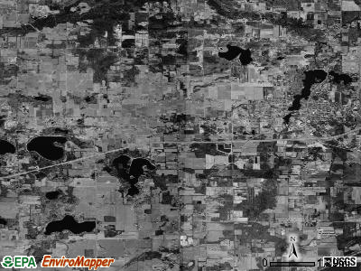 Paw Paw township, Michigan satellite photo by USGS