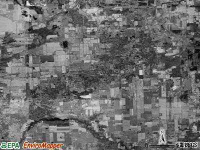 Sharon township, Michigan satellite photo by USGS