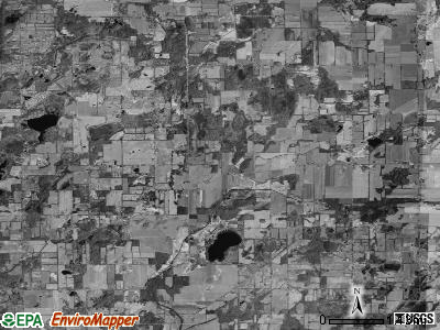 Newton township, Michigan satellite photo by USGS