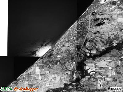 Hagar township, Michigan satellite photo by USGS