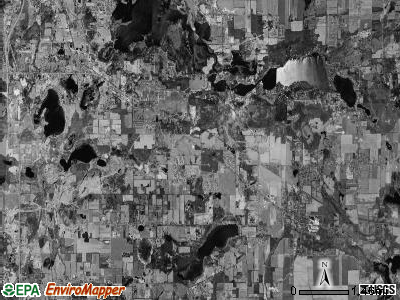 Napoleon township, Michigan satellite photo by USGS