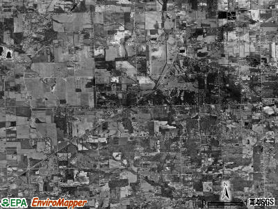 Augusta township, Michigan satellite photo by USGS