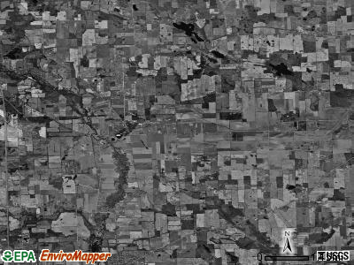 Bridgewater township, Michigan satellite photo by USGS