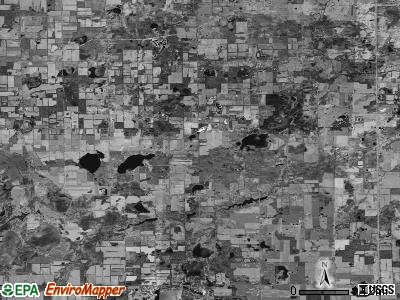 Liberty township, Michigan satellite photo by USGS