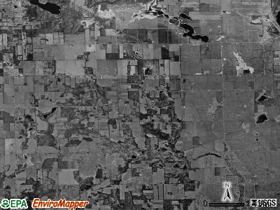 Prairie Ronde township, Michigan satellite photo by USGS
