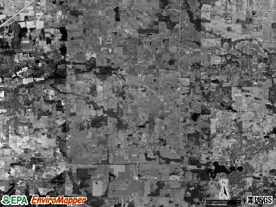 Bainbridge township, Michigan satellite photo by USGS