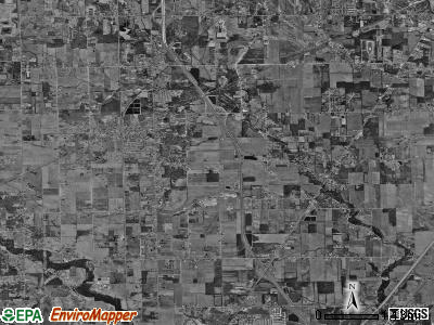 Ash township, Michigan satellite photo by USGS