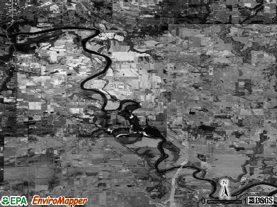 Sodus township, Michigan satellite photo by USGS