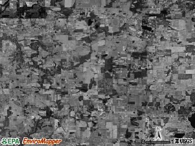 Pipestone township, Michigan satellite photo by USGS