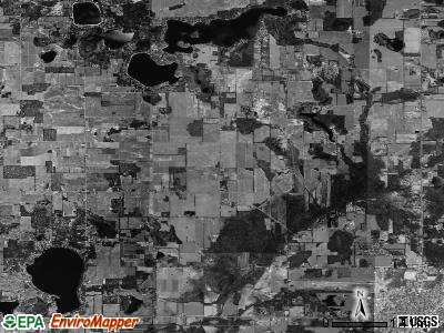 Silver Creek township, Michigan satellite photo by USGS