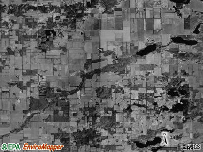 Volinia township, Michigan satellite photo by USGS