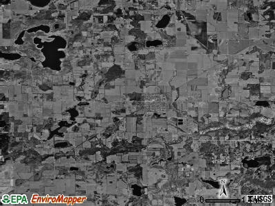 Marcellus township, Michigan satellite photo by USGS
